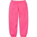 Supreme Small Box Sweatpant - Magenta (front)