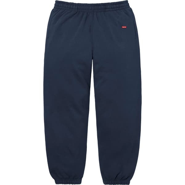 Supreme Small Box Sweatpant - Navy (front)