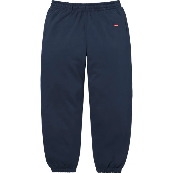 Supreme Small Box Sweatpant - Navy (front)