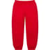 Supreme Small Box Sweatpant - Red (front)