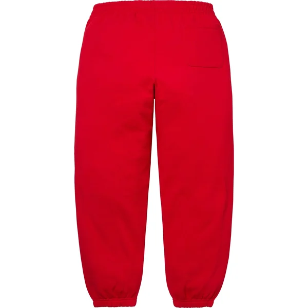 Supreme Small Box Sweatpant - Red (front)