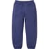 Supreme Small Box Sweatpant - Washed Navy (front)
