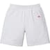 Supreme Small Box Sweatshort - Ash Grey (front)