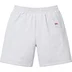 Supreme Small Box Sweatshort - Ash Grey (front)