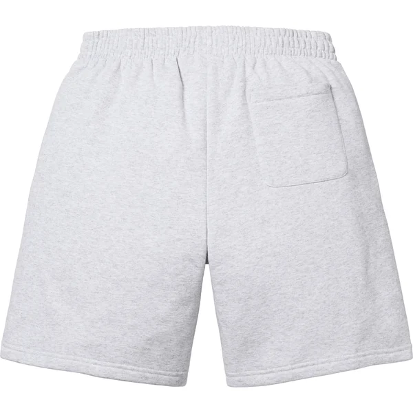 Supreme Small Box Sweatshort - Ash Grey (front)