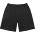 Supreme Small Box Sweatshort - Black (front)