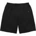 Supreme Small Box Sweatshort - Black (front)