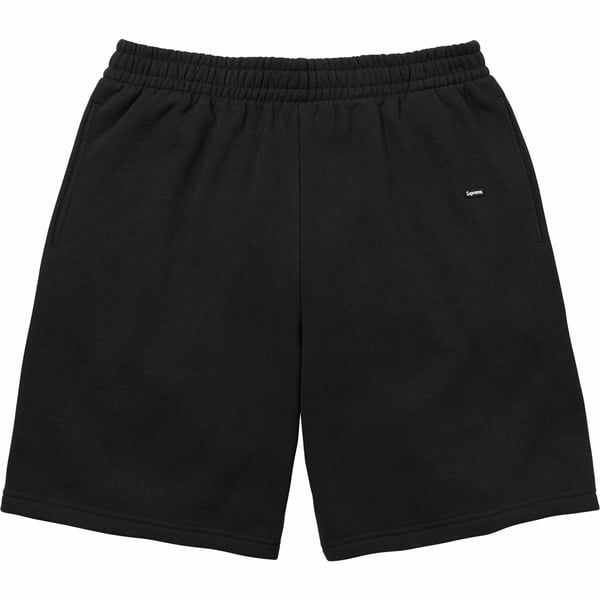 Supreme Small Box Sweatshort - Black (front)