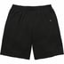 Supreme Small Box Sweatshort - Black (front)