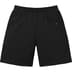 Supreme Small Box Sweatshort - Black (front)