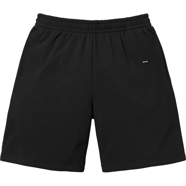 Supreme Small Box Sweatshort - Black (front)