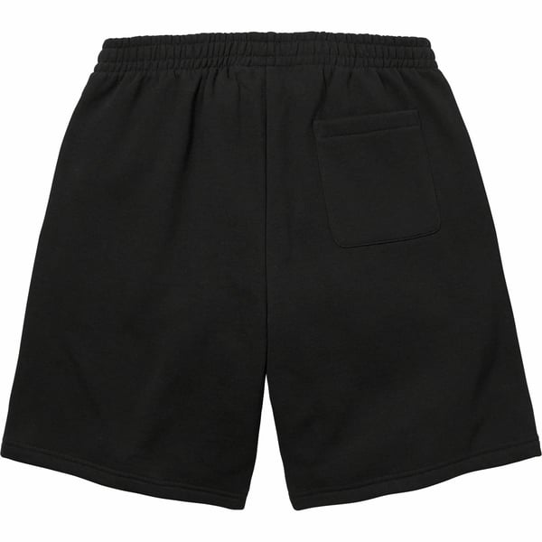 Supreme Small Box Sweatshort - Black (front)
