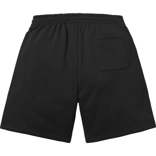 Supreme Small Box Sweatshort - Black (front)