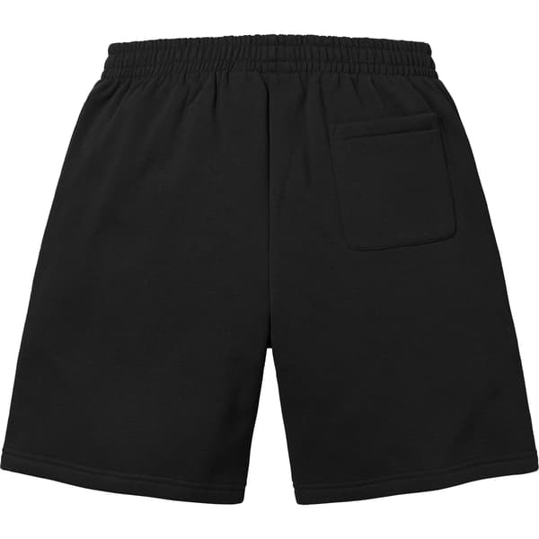 Supreme Small Box Sweatshort - Black (front)