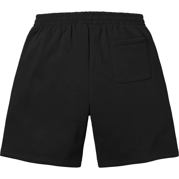 Supreme Small Box Sweatshort - Black (front)