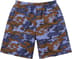 Supreme Small Box Sweatshort - Blue Camo (front)
