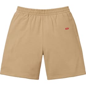 Supreme Small Box Sweatshort Dark Tan