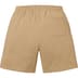 Supreme Small Box Sweatshort - Dark Tan (front)