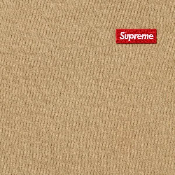 Supreme Small Box Sweatshort - Dark Tan (front)