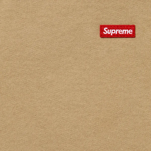 Supreme Small Box Sweatshort - Dark Tan (front)