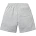 Supreme Small Box Sweatshort - Heather Grey (front)