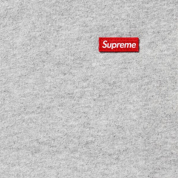 Supreme Small Box Sweatshort - Heather Grey (front)