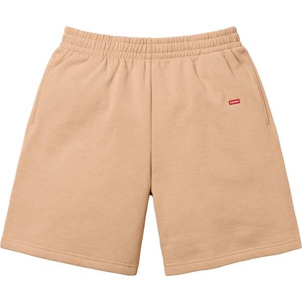 Supreme Small Box Sweatshort - Khaki (front)