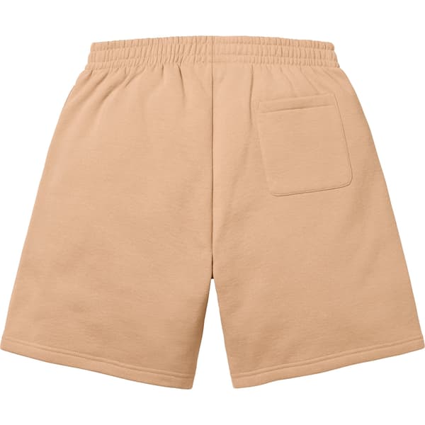 Supreme Small Box Sweatshort - Khaki (front)