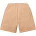 Supreme Small Box Sweatshort - Khaki (front)