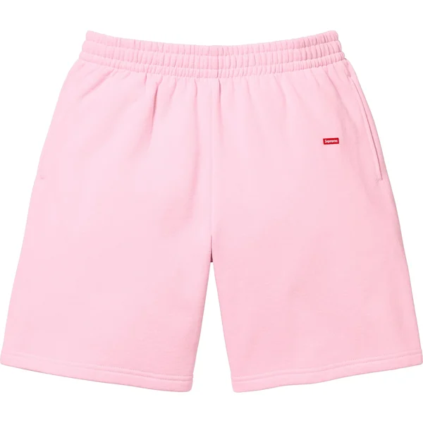Supreme Small Box Sweatshort - Light Pink (front)