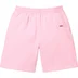 Supreme Small Box Sweatshort - Light Pink (front)