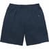Supreme Small Box Sweatshort - Navy (front)