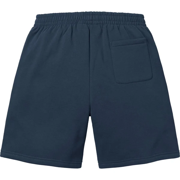 Supreme Small Box Sweatshort - Navy (front)