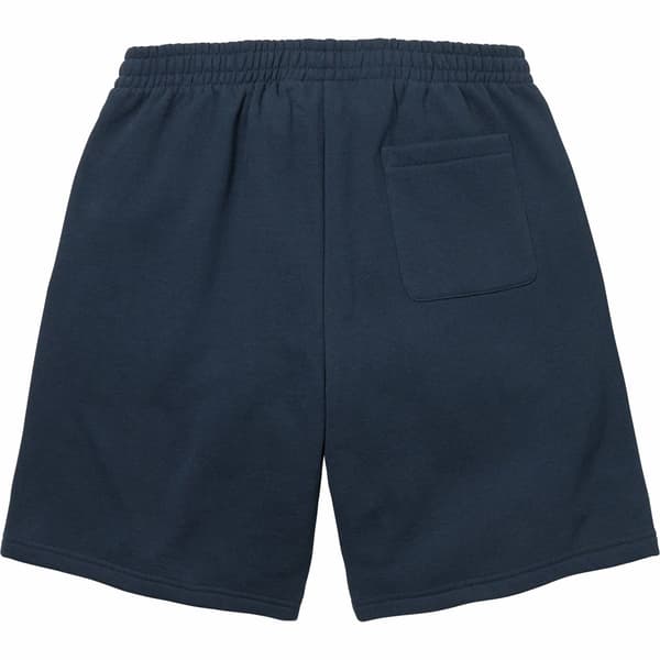 Supreme Small Box Sweatshort - Navy (front)