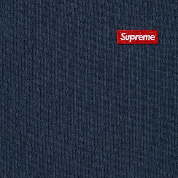 Supreme Small Box Sweatshort - Navy (front)