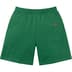 Supreme Small Box Sweatshort - Pine (front)