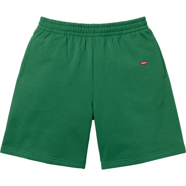 Supreme Small Box Sweatshort - Pine (front)
