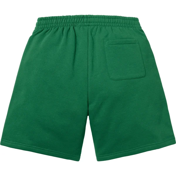 Supreme Small Box Sweatshort - Pine (front)