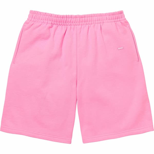 Supreme Small Box Sweatshort - Pink (front)