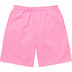 Supreme Small Box Sweatshort - Pink (front)