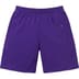 Supreme Small Box Sweatshort - Purple (front)