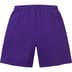Supreme Small Box Sweatshort - Purple (front)