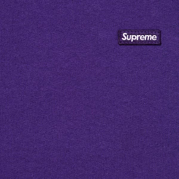 Supreme Small Box Sweatshort - Purple (front)