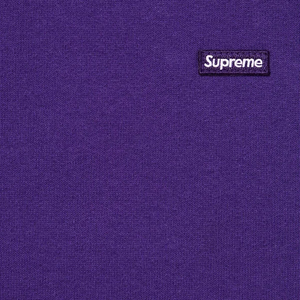 Supreme Small Box Sweatshort - Purple (front)