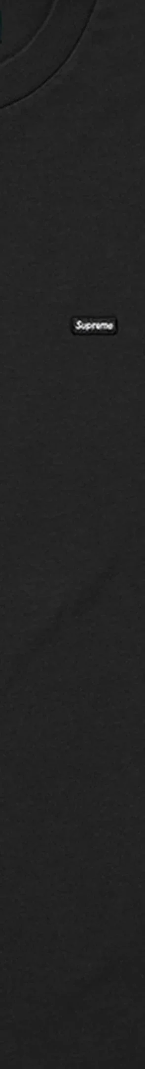 Supreme Small Box Tee - Black (front)