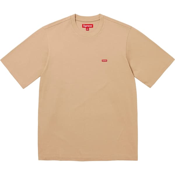 Supreme Small Box Tee - Dark Tan (front)