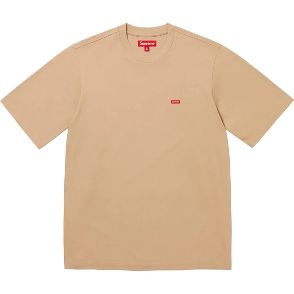 Supreme Small Box Tee - Dark Tan (front)
