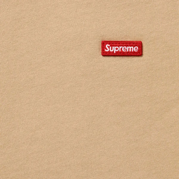 Supreme Small Box Tee - Dark Tan (front)