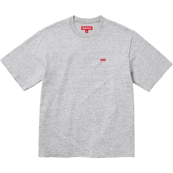 Supreme Small Box Tee - Heather Grey (front)