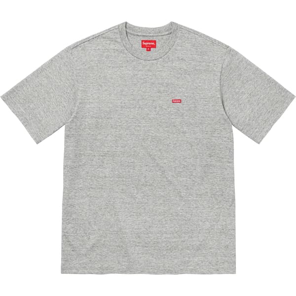 Supreme Small Box Tee - Heather Grey (front)